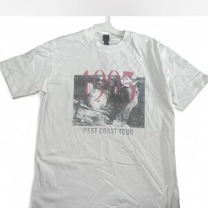 1995 West Coast Tour White Graphic Tee